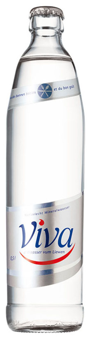 <b>Source Rosport</b><br>
VIVA Mineralwasser Etiketten <br>(0,5l Gastro)