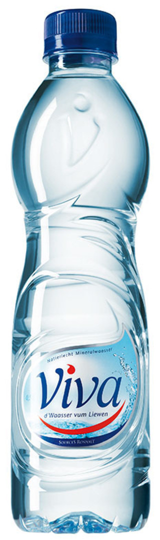 <b>Source Rosport</b><br>
VIVA Mineralwasser Etiketten <br>(0,5l PET)